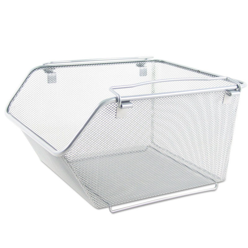 Rebrilliant Stacking Shelving Metal/Wire Basket Wayfair